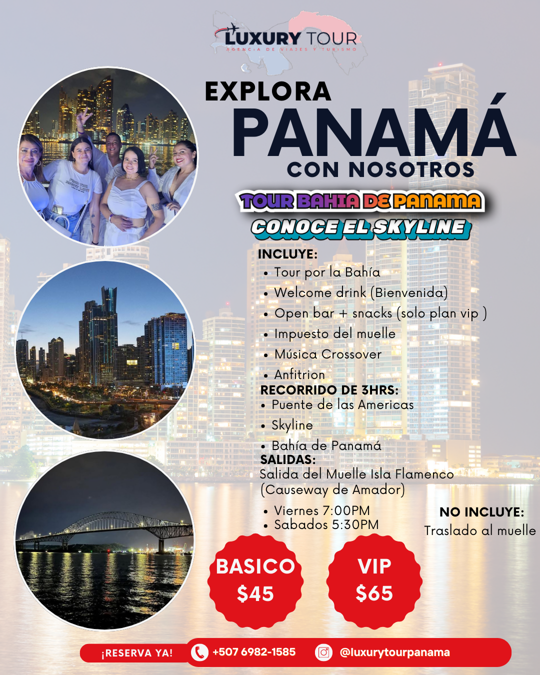 TOUR BAHIA DE PANAMA